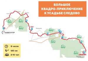 Большое квадротур к Усадьбе Следово